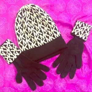Michael Kors hat and gloves